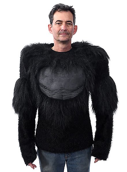  Monkey Chest Muscles Shirt Halloween Costume Gorilla